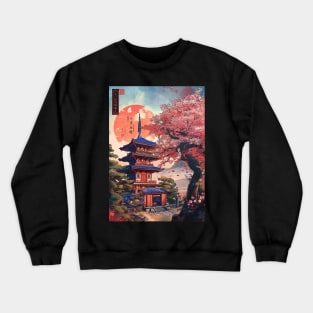 Tardis in Japan Crewneck Sweatshirt